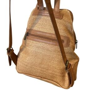 Sun N Sand Woven Small Beach Backpack Cloth Lined‎